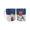Taza Snoopy Charlie Brown Navidad Carlitos Cerámica