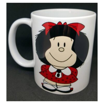 Taza Mafalda Paren El Mundo Que Me Quiero Bajar Cerámica