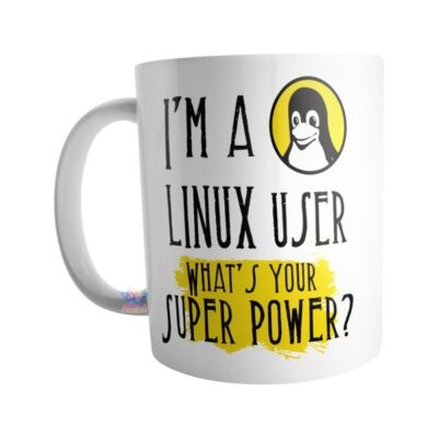 Taza Linux Gnu Logo Nucleo Sistema Operativo Pinguino Mod02