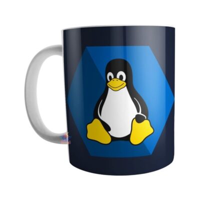 Taza Linux Gnu Logo Nucleo Sistema Operativo Pinguino Mod06
