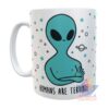 Taza Alien Humans Are Terrible Cerámica