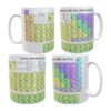 Taza Tabla Periódica Todos Elementos Química Ceram Importada