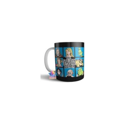 Taza Cerámica Grupo Distanciamiento Social Grinch Gollum