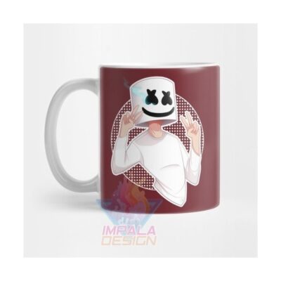 Taza Marshmello Cara Dj Cerámica Christopher M2
