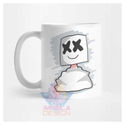 Taza Marshmello Cara Dj Cerámica Christopher M4