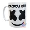 Taza Marshmello Los Odio A Todos En Serio Cerámica