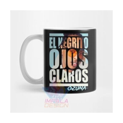 Taza Ozuna Reggaetón Negrito Ojos Claros Cerámica
