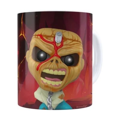 Iron Maiden Taza De Cerámica Miembros Heavy Metal