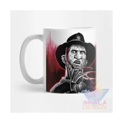 Taza Freddy Kruegger Nightmare Elm Street Terror Cerámica M02