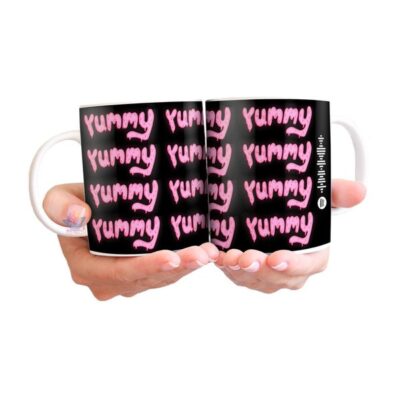 Taza Cerámica Justin Bieber Con Código Spotify Canciones