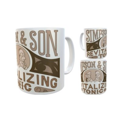 Simpson E Hijo Tónico Revitalizante Taza Importada Cerámica