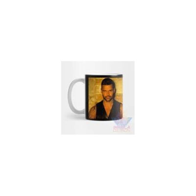 Taza Cerámica Ricky Martin Cantante Foto Mod 02