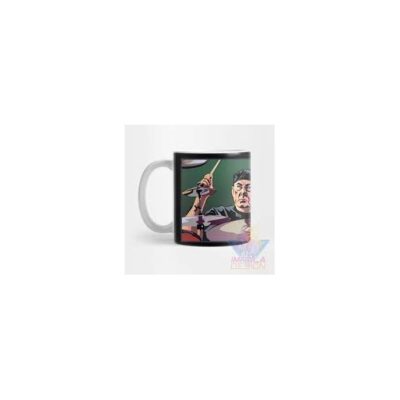 Taza Rush Banda Rock Progresivo Tom Sawyer Cerámica M05