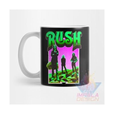 Taza Rush Banda Rock Progresivo Tom Sawyer Cerámica M06