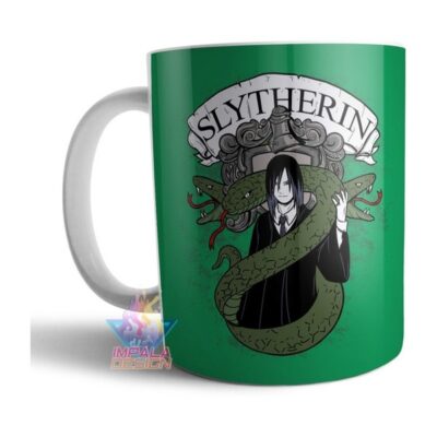 Tazas Harry Potter Cerámica Casa Slytherin Hogwarts