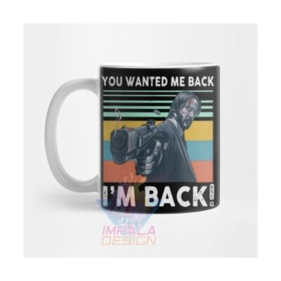 Taza John Wick Keanu Reeves Baba Yaga Perro Cerámica M2