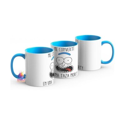 Taza Rick And Morty Me Convertí En Una Taza Int Y Asa Color