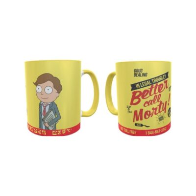 Taza Rick And Morty Better Call Morty Serie Tv Amarilla 03
