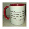 Taza Juventud Radical Alfonsín Roja Siguiendo Ideas Partido