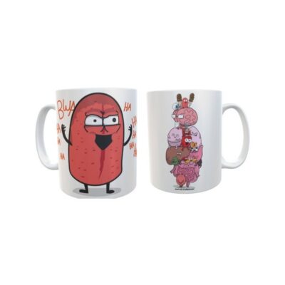 Taza The Awkward Yeti Heart And Brain Tongue Comics