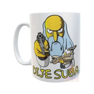Taza Simpson Burns Dije Suba Cumbancha Cerámica