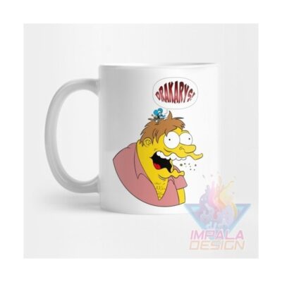 Taza Simpson Krusty Bart Cerámica Homero Barney Mod07