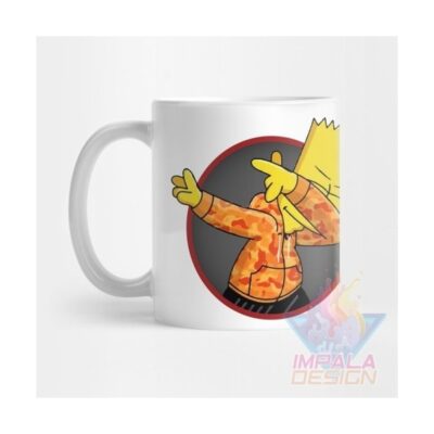 Taza Simpson Krusty Bart Cerámica Homero Barney Mod08