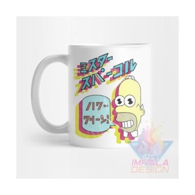 Taza Simpson Krusty Bart Cerámica Homero Barney Mod09