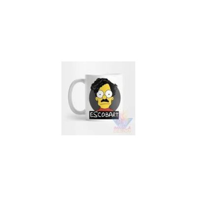 Taza Simpson Krusty Bart Cerámica Homero Barney Mod10