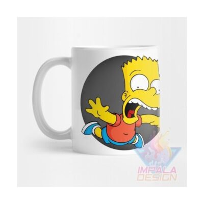 Taza Simpson Krusty Bart Cerámica Homero Barney Mod11