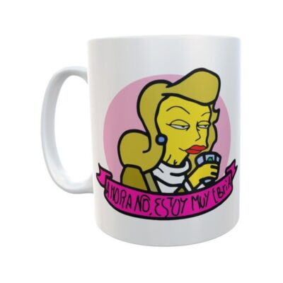 Taza Simpsons Stacy Malibu Ahora No Estoy Muy Ebria Cerámica