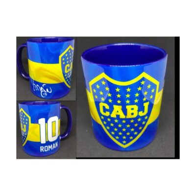 Taza Boca Juniors Juan Roman Riquelme Xeneize Firma 10