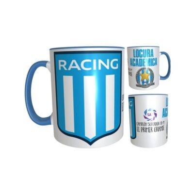 Taza Racing Campeón Academia 18 Primer Grande Locura