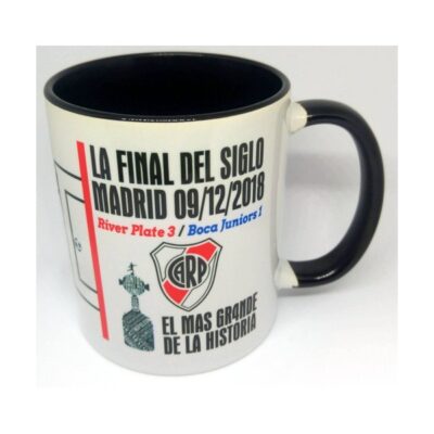 Taza River Plate Negra Gol Pity Martinez Libertadores 2018