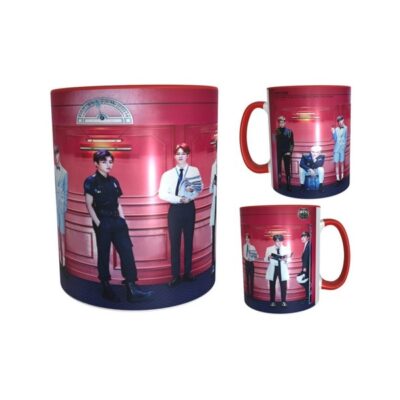 Taza Bts Roja Kpop Exo Suga Bangtan Sonyeondan Boy Band 14