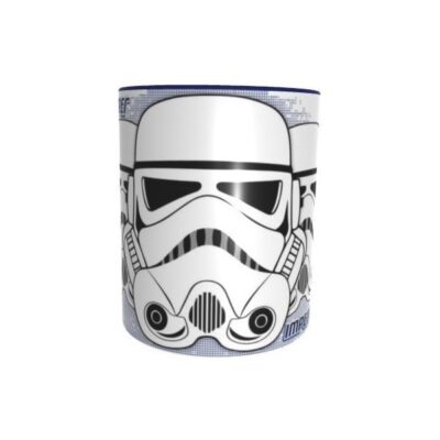 Taza Star Wars Stormtrooper Imperio Galáctico Interior Azul