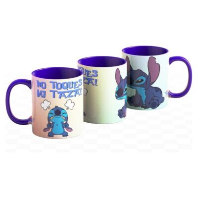 Stich Taza No Toques Mi Taza Azul Lilo & Stitch Asa Color