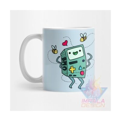 Taza Hora De Aventura Time Finn Jake Beemo Cerámica Mod 02
