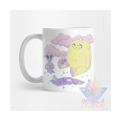 Taza Hora De Aventura Time Finn Jake Beemo Cerámica Mod 03