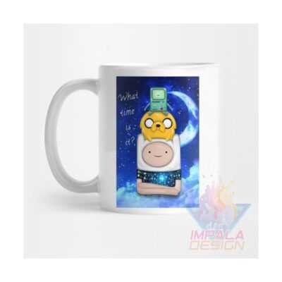 Taza Hora De Aventura Time Finn Jake Beemo Cerámica Mod 05