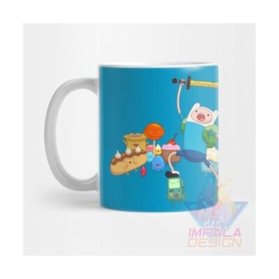 Taza Hora De Aventura Time Finn Jake Beemo Cerámica Mod 08