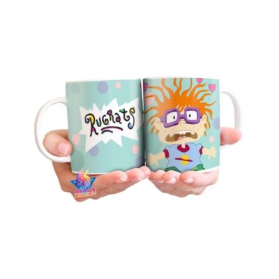 Rugrats Aventuras En Pañales Taza Cerámica Angelica Tommy
