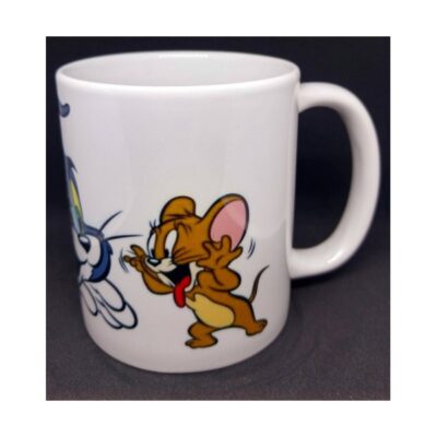 Taza Tom Y Jerry Dibujos Infantil Cerámica Ideal Regalo
