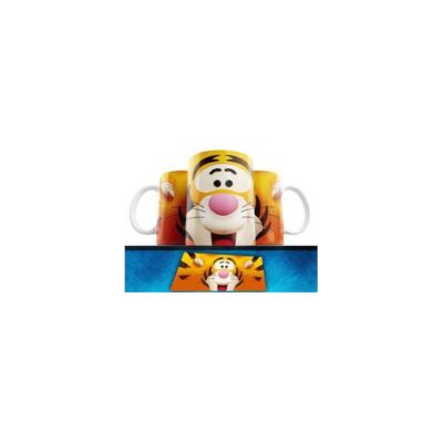 Tigger Winnie The Pooh Oso Tigre Taza Cerámica Cara 3d