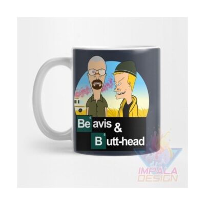 Taza Cerámica Beavis And Butt Head Serie Tv Dibujos Mtv Mod 08