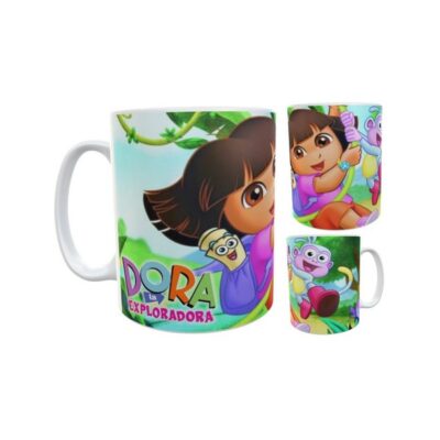 Taza Cerámica Dora La Exploradora Serie Juego Aventuras