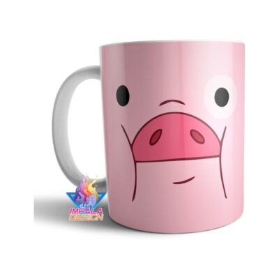 Taza Gravity Falls Chancho Pato Cerámica Mod 02