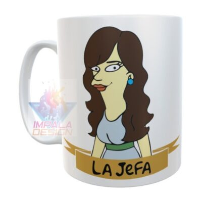 Taza Cristina Kirchner Jefa Simpson Cfk Evita Néstor Perón