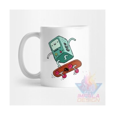 Taza Hora De Aventura Time Finn Jake Beemo Cerámica Mod 01