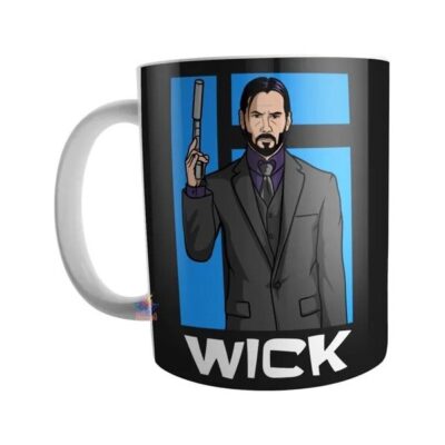 Taza John Wick Lápiz Keanu Reeves Baba Yaga Perro Mod 08